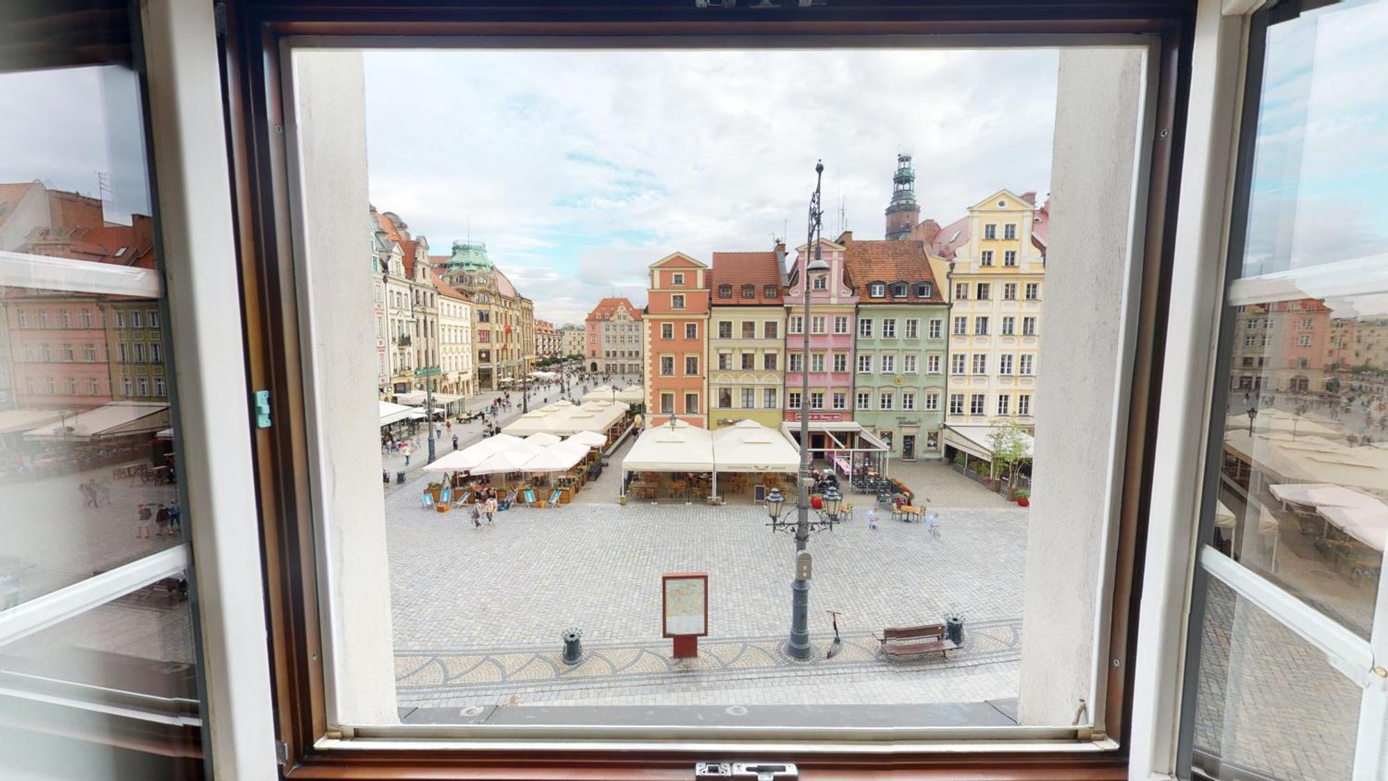 Ferienwohnung Widok Na Rynek Breslau Exterior foto