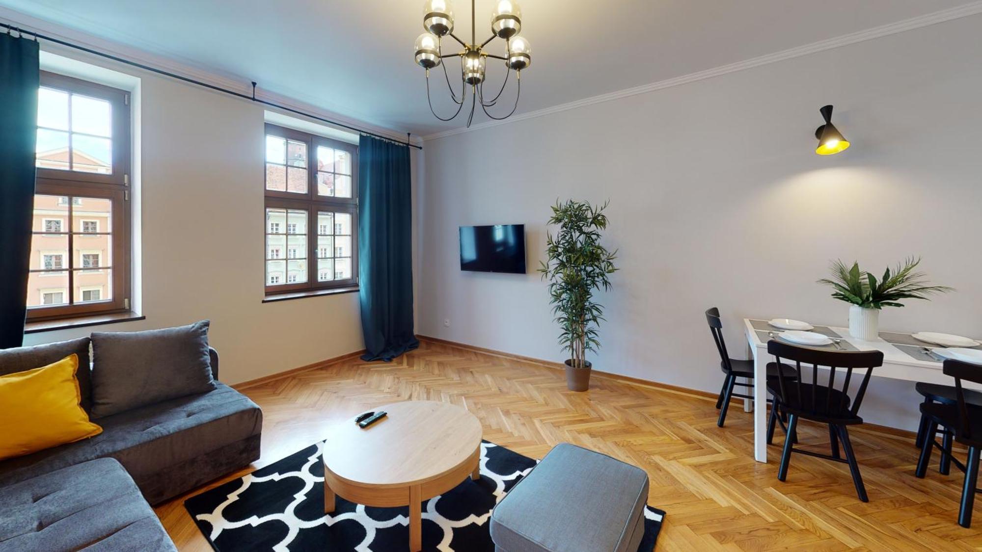 Ferienwohnung Widok Na Rynek Breslau Exterior foto