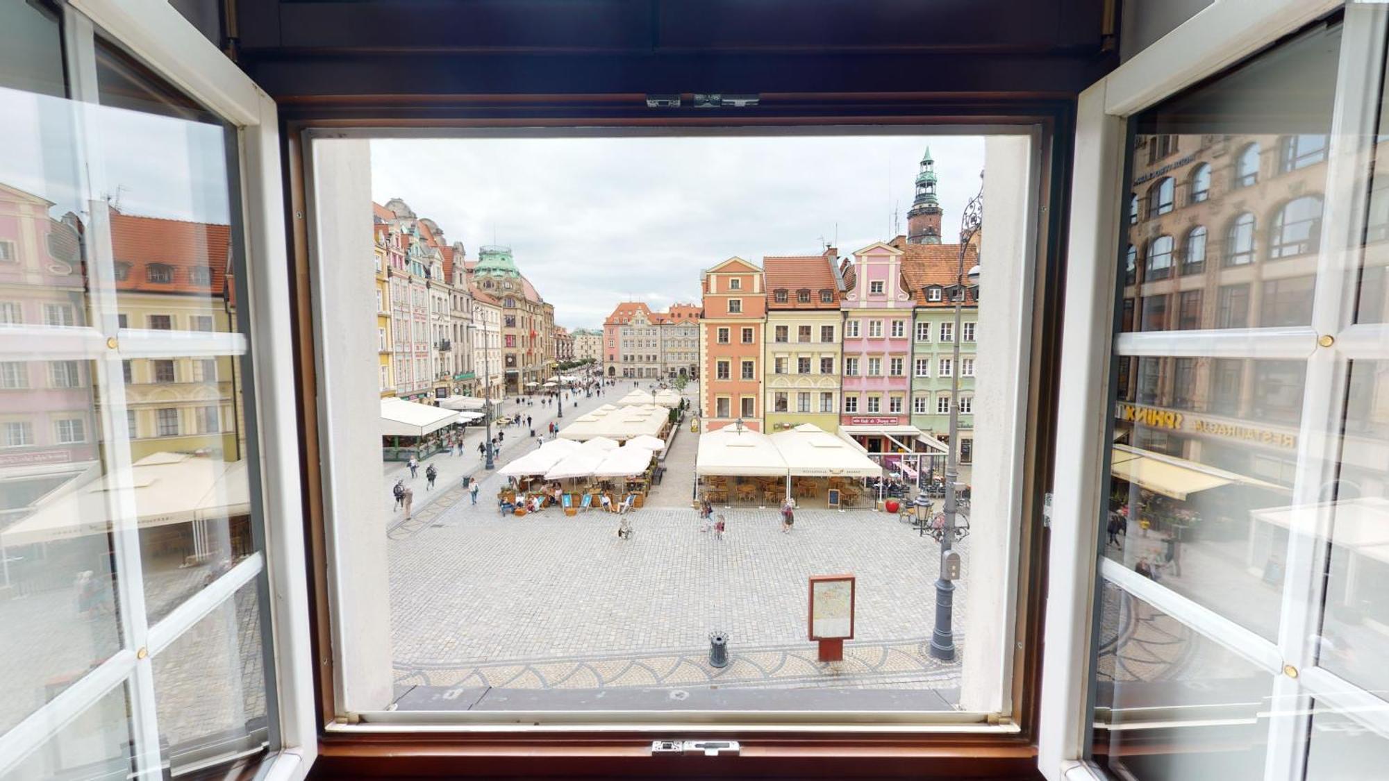 Ferienwohnung Widok Na Rynek Breslau Exterior foto